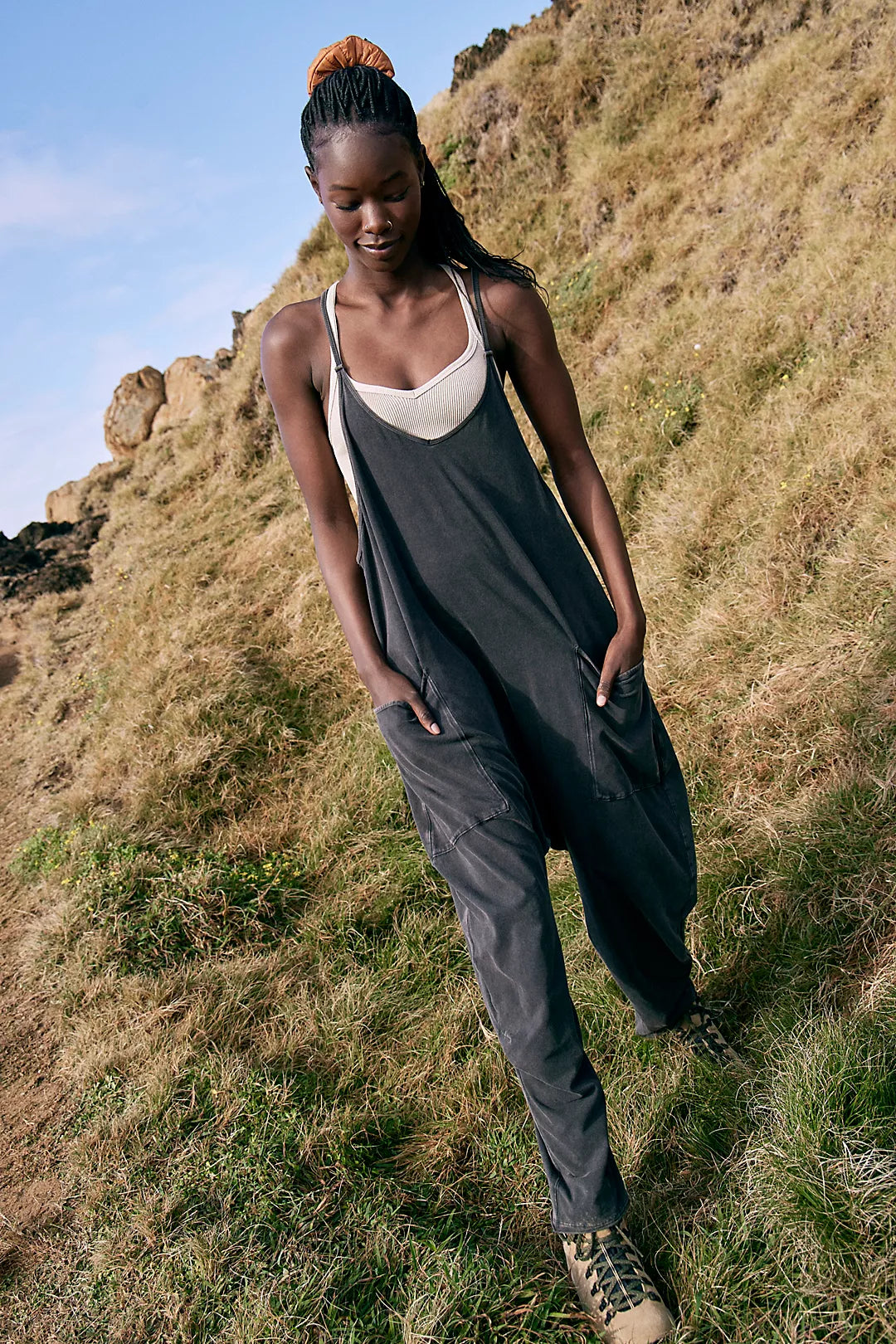 Hot Shot Onesie - Washed Black