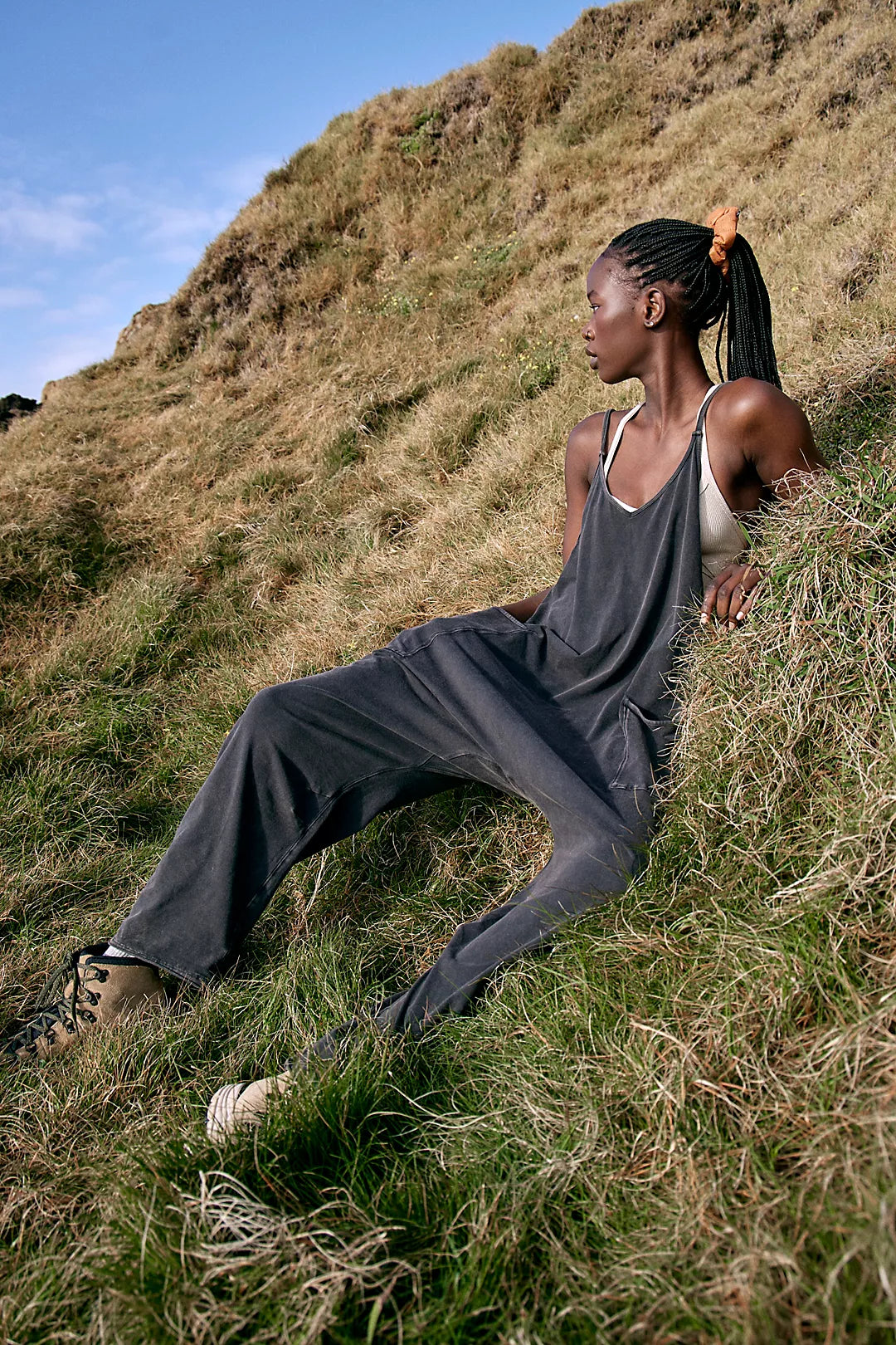 Hot Shot Onesie - Washed Black
