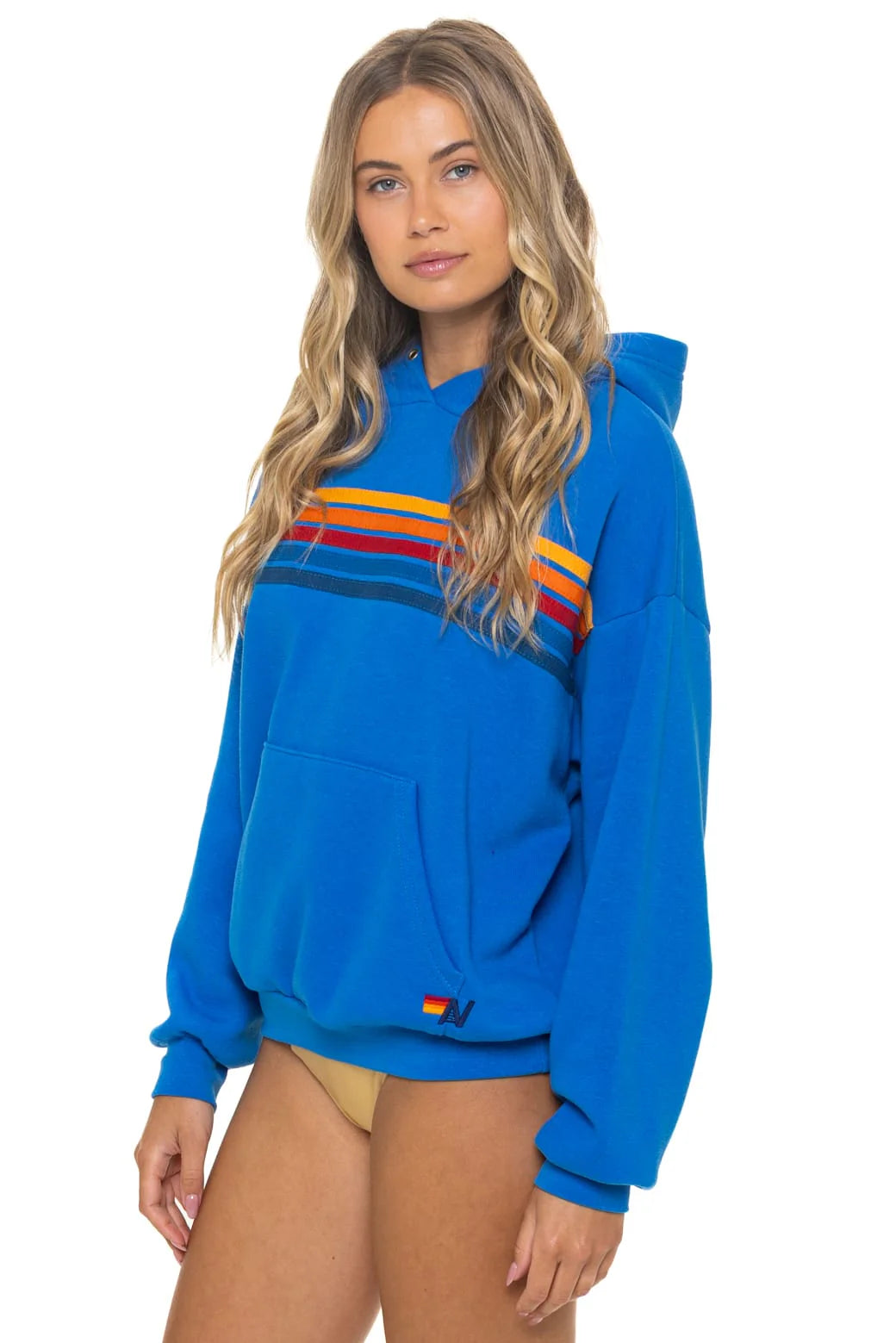 5 Stripe Pullover Relaxed - Ocean