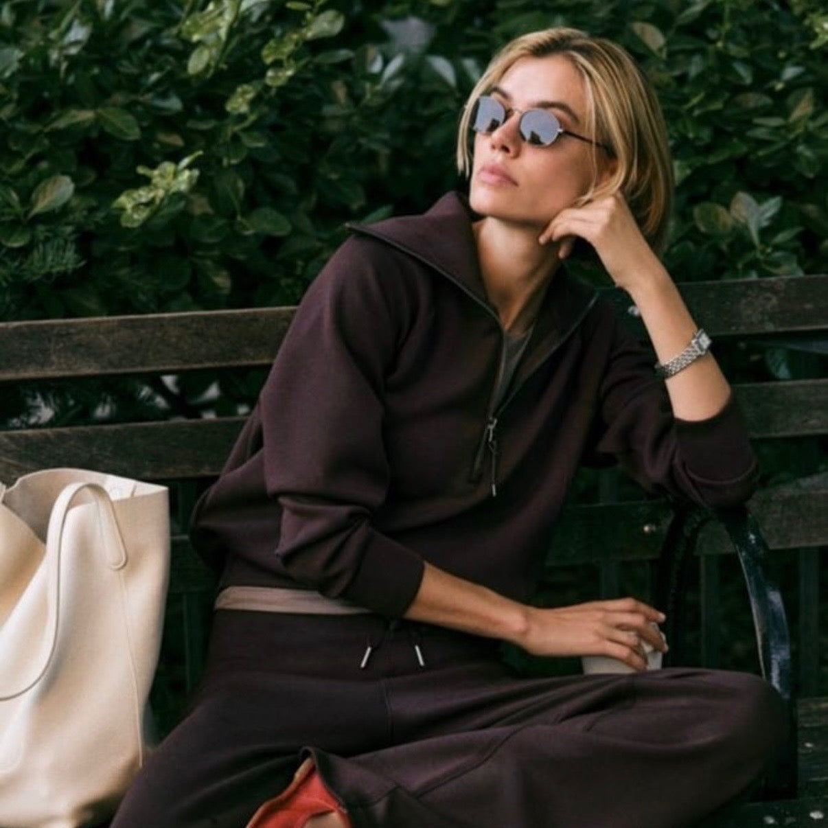 AirEssentials Half Zip - Truffle Brown