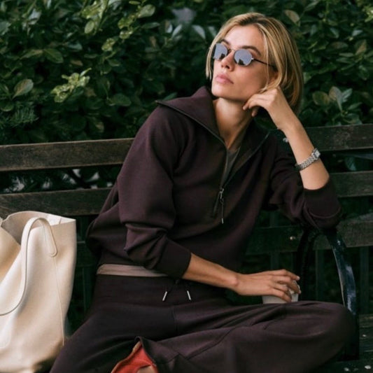 AirEssentials Half Zip - Truffle Brown