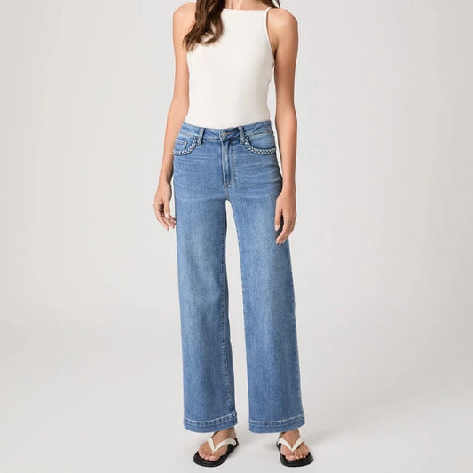 Anessa 31" Wide Leg Jean - Encino