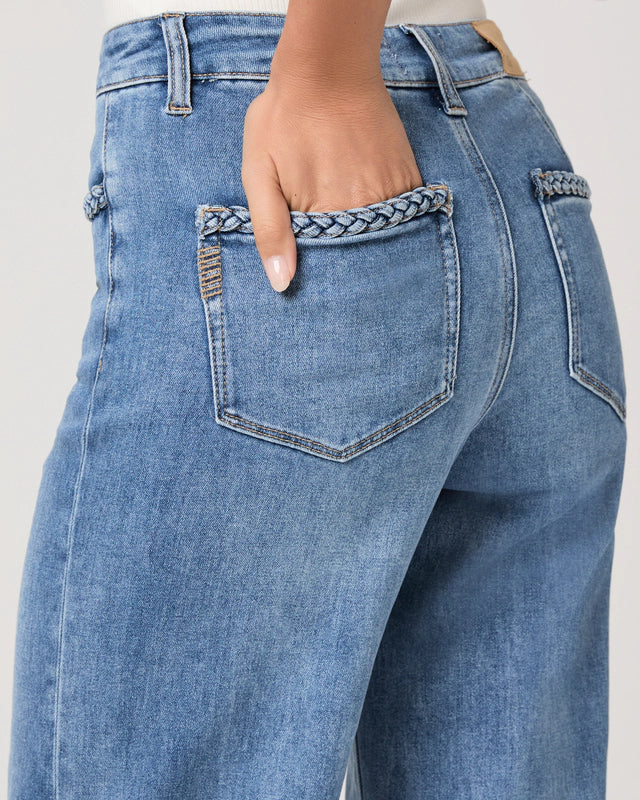 Anessa 31" Wide Leg Jean - Encino