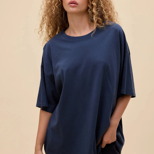 Solid OS Tee - Vintage Navy
