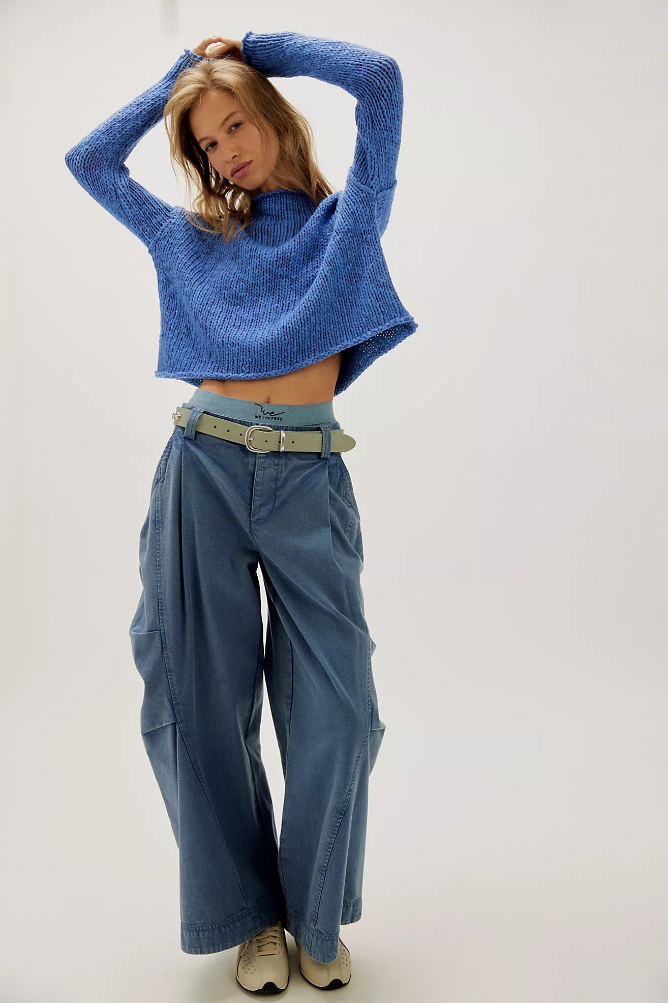 Opal Sweater - Peri Blue