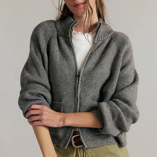 On It Half Zip - Cool Grey