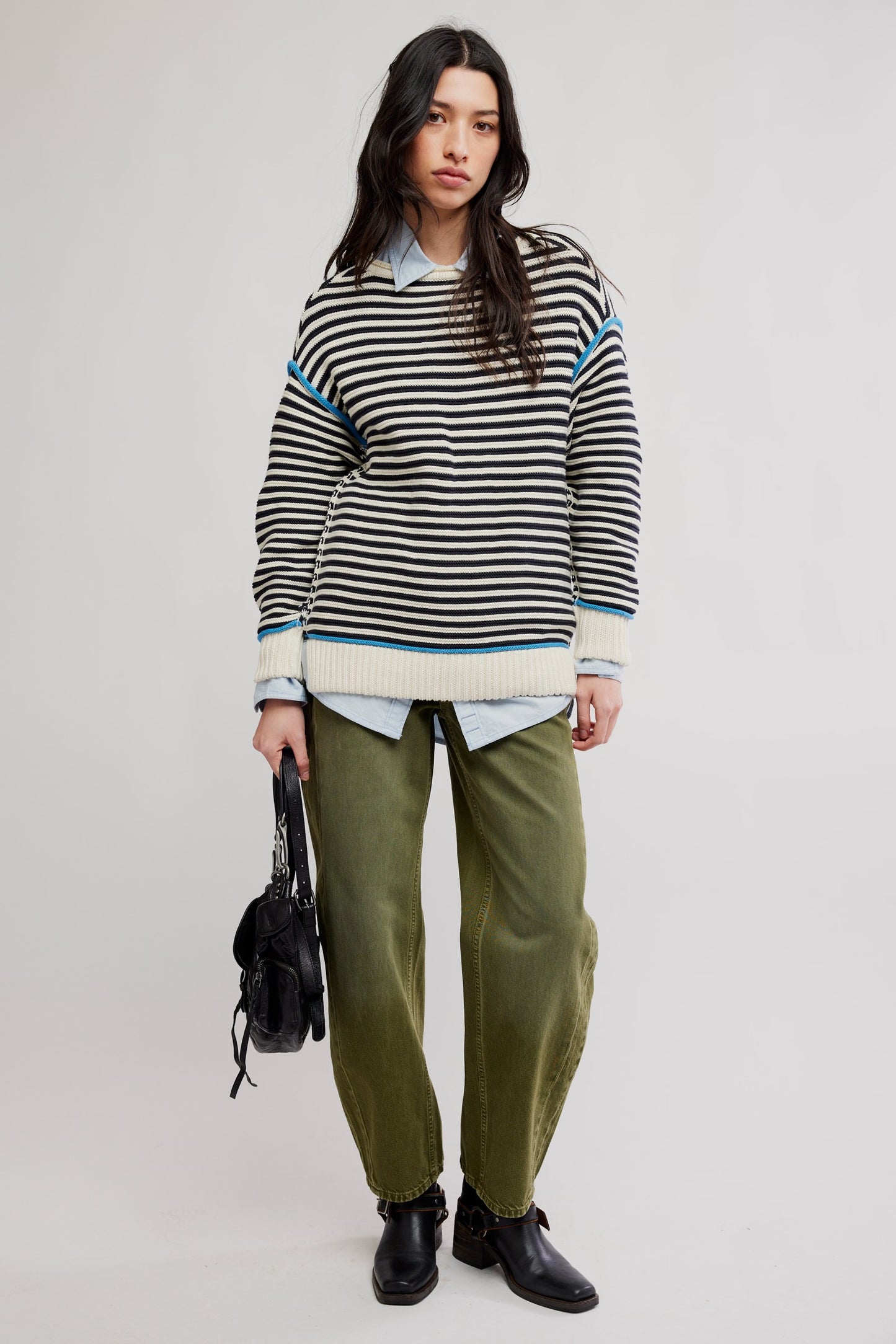Asher Pullover - Charcoal Combo