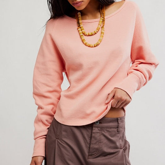 Jess Long Sleeve - Coral Kiss