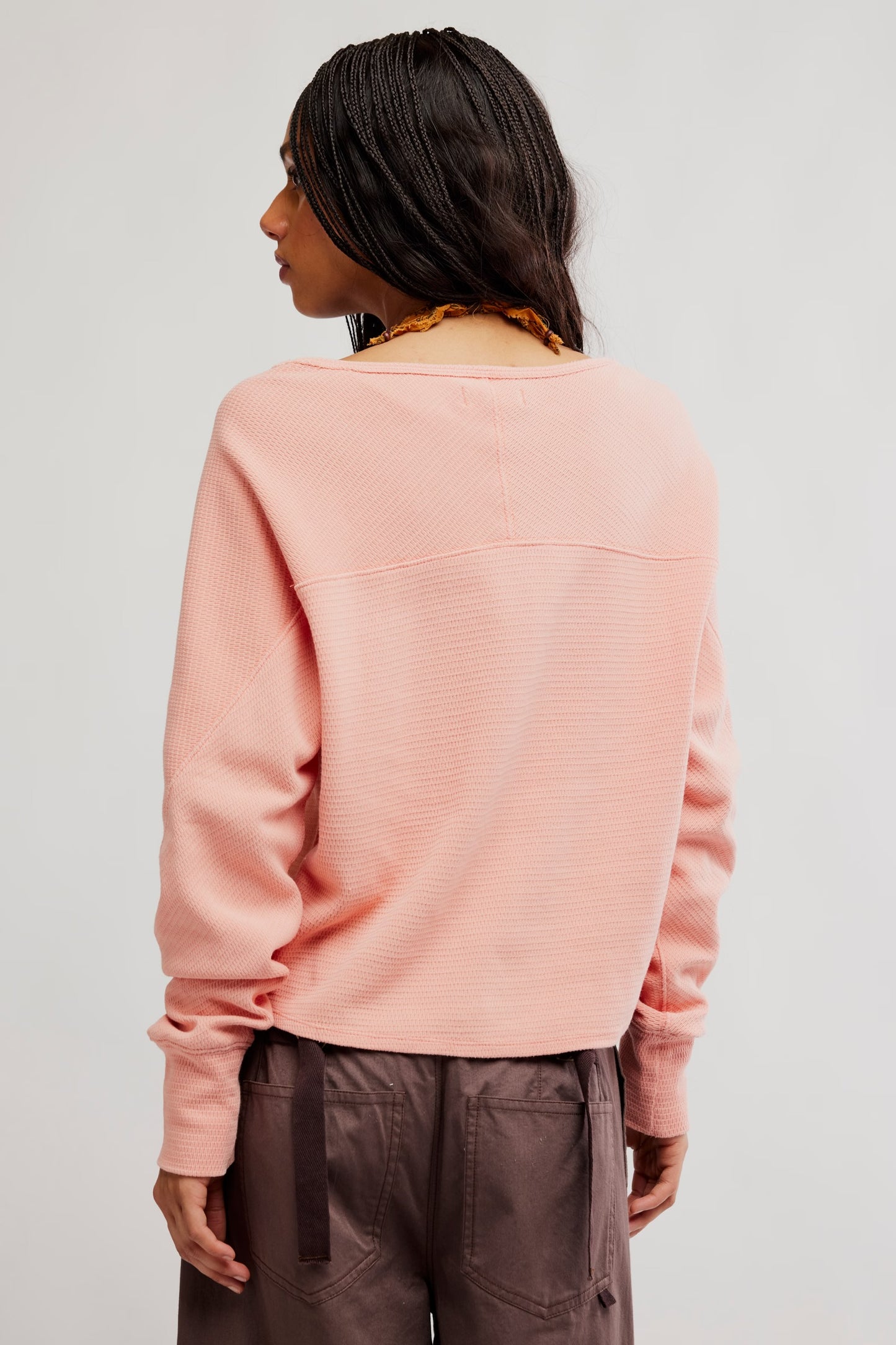 Jess Long Sleeve - Coral Kiss