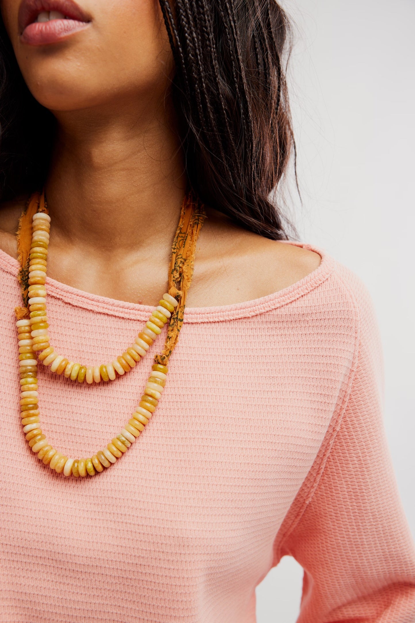 Jess Long Sleeve - Coral Kiss