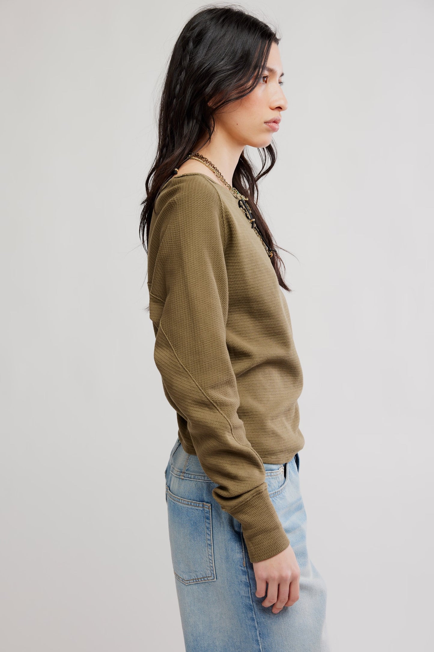 Jess Long Sleeve - Beech Leaves