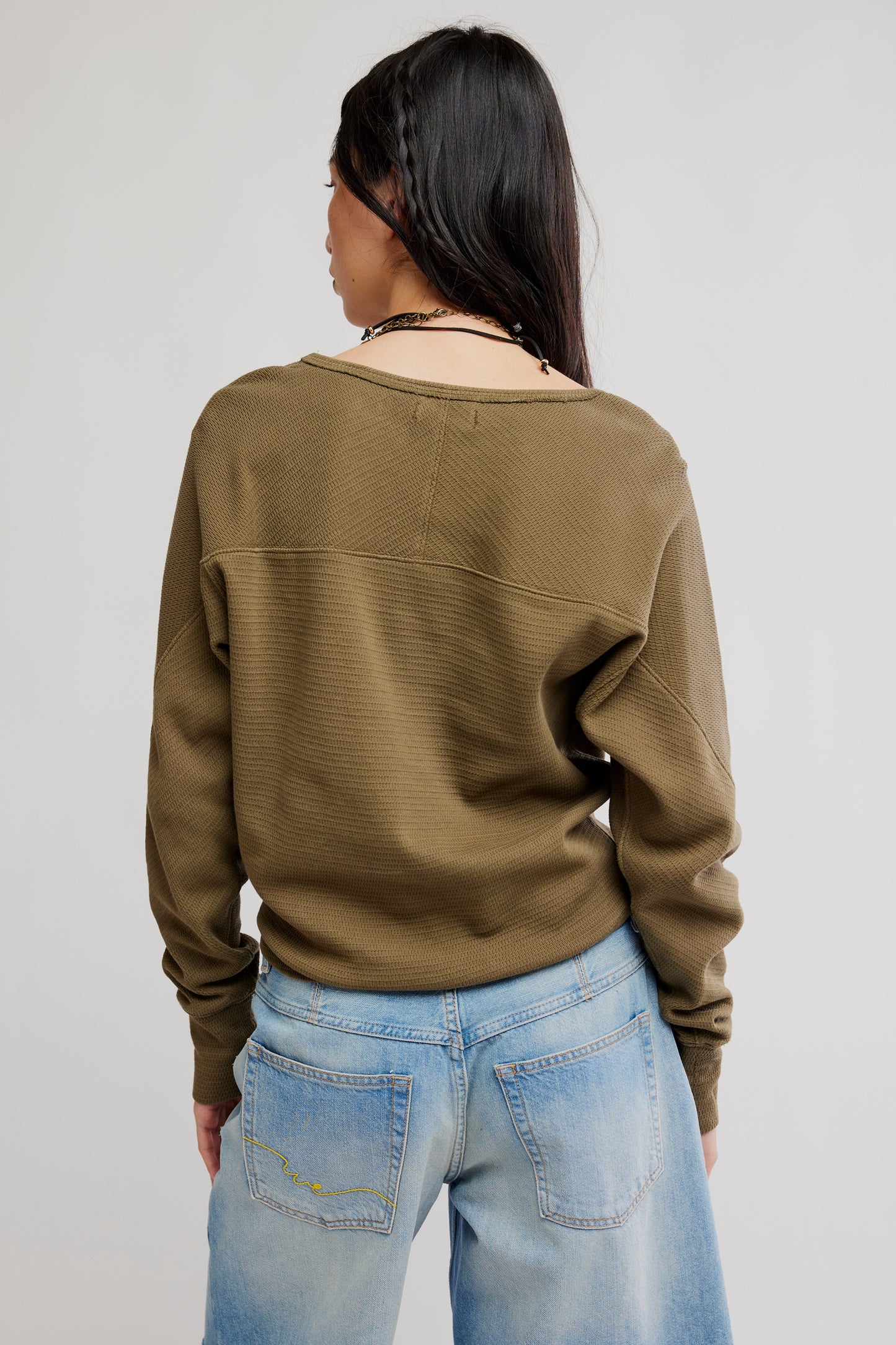 Jess Long Sleeve - Beech Leaves