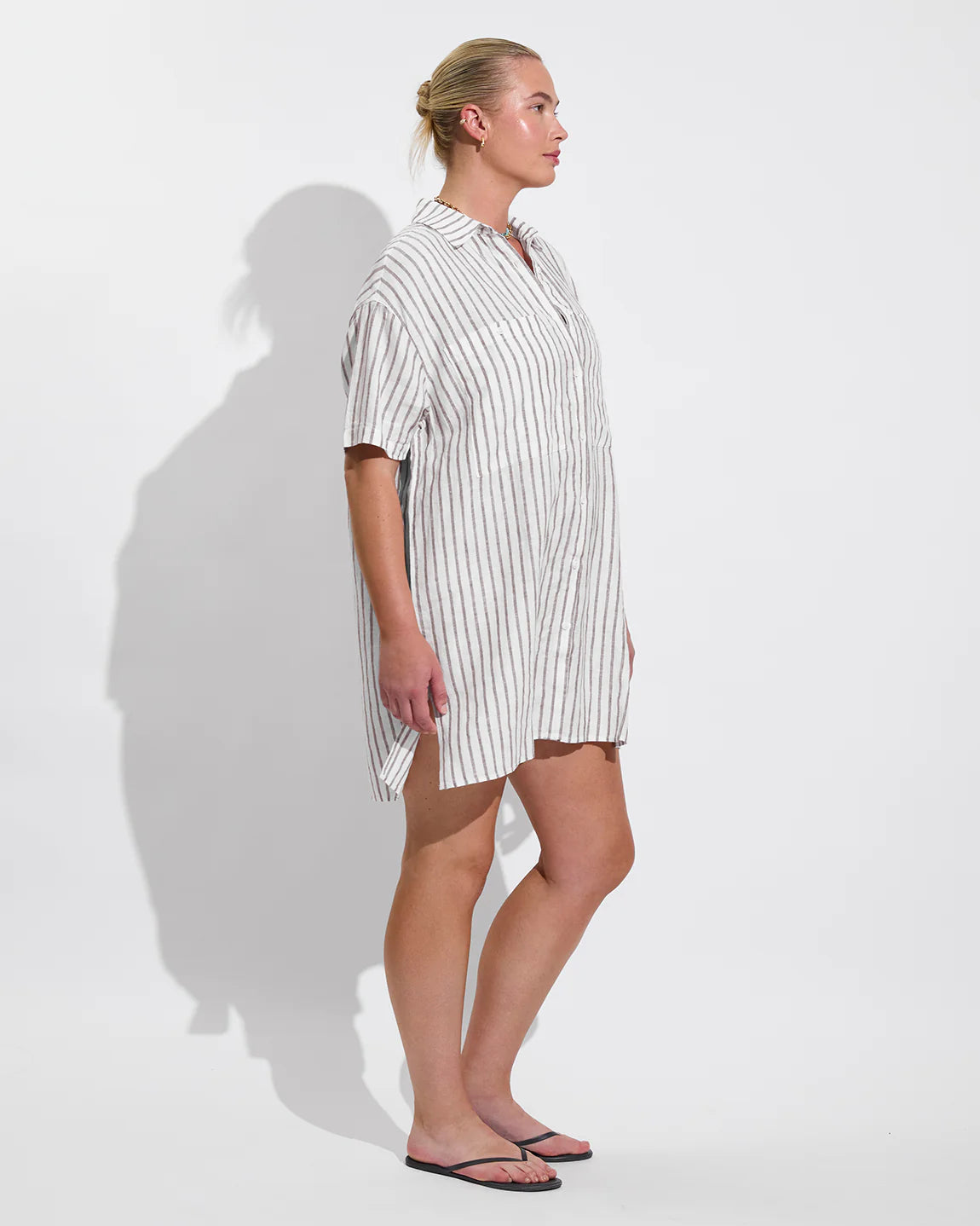 Getaway Mini Dress - Classic Stripe