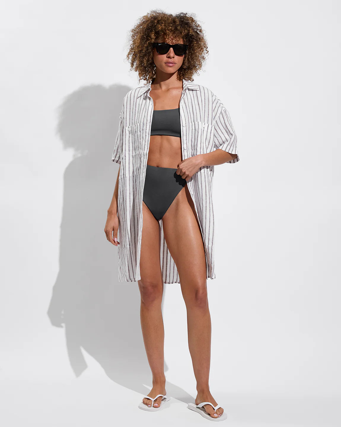 Getaway Mini Dress - Classic Stripe