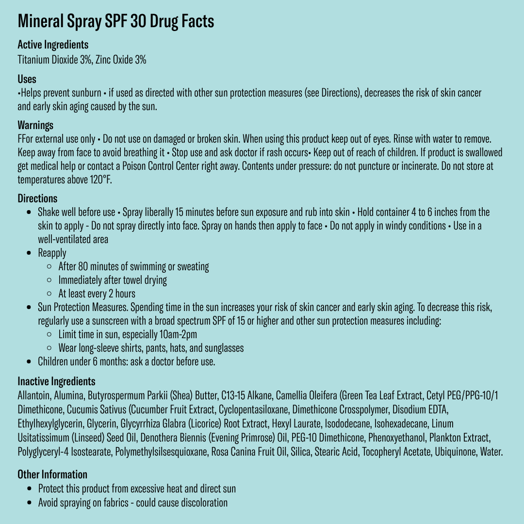 SPF 50 Mineral Fragrance-Free Non-Aerosol Spray