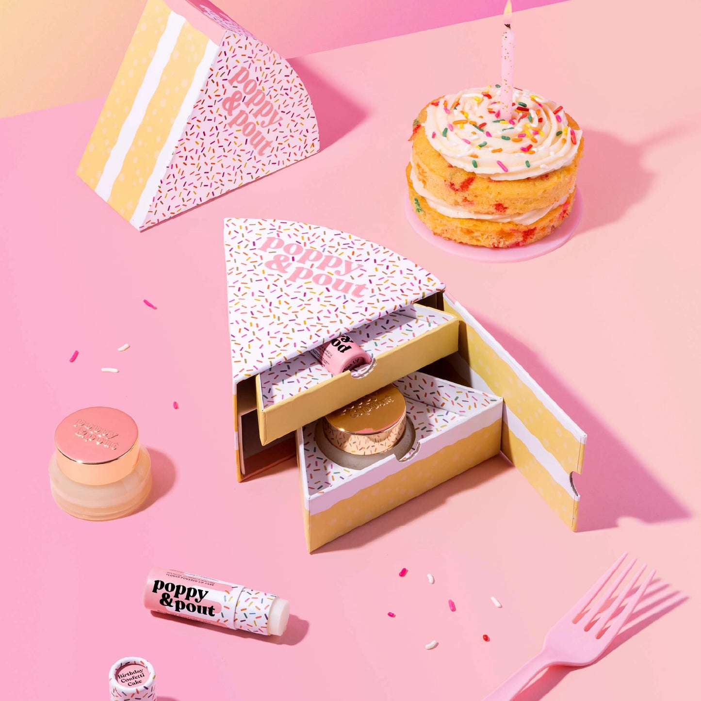 Lip Care Duo Birthday Confetti Cake