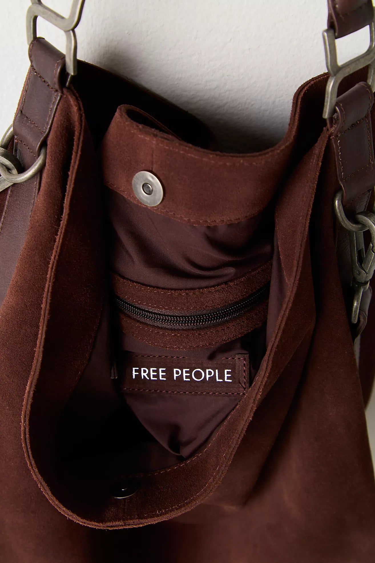 Suzie Suede Slouch Tote - Espresso