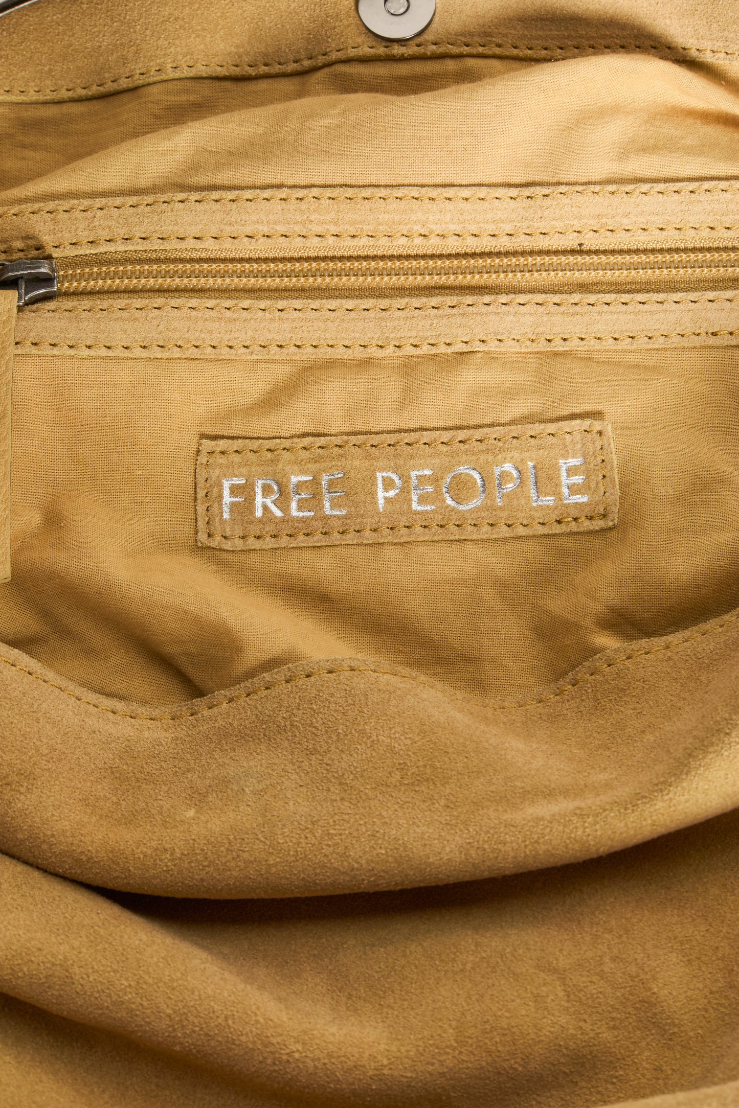 Suzie Suede Slouch Tote - Harvest Gold
