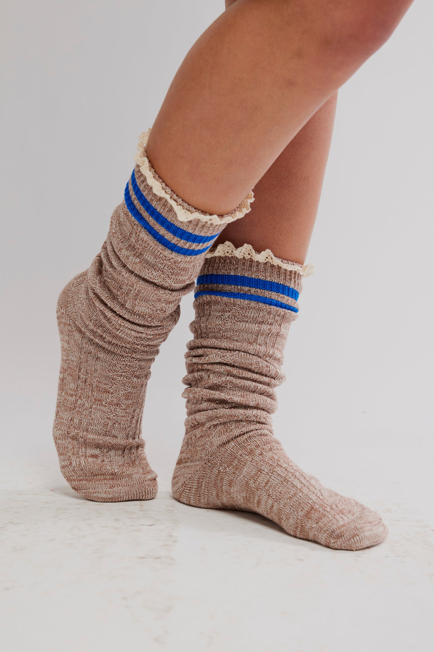 Homecoming Knee High Sock - Ivory