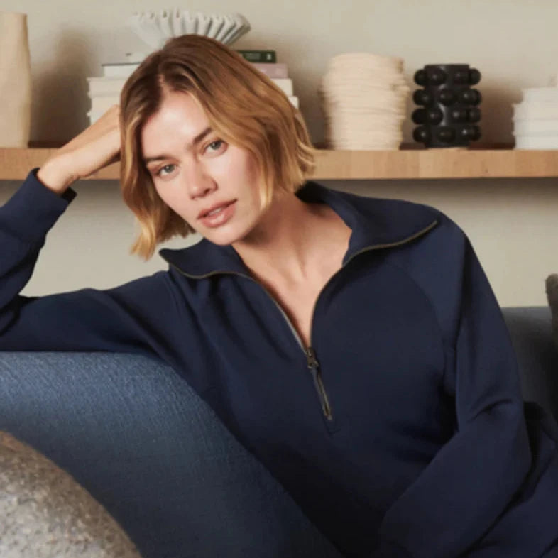 AirEssentials Half Zip - Timeless Navy