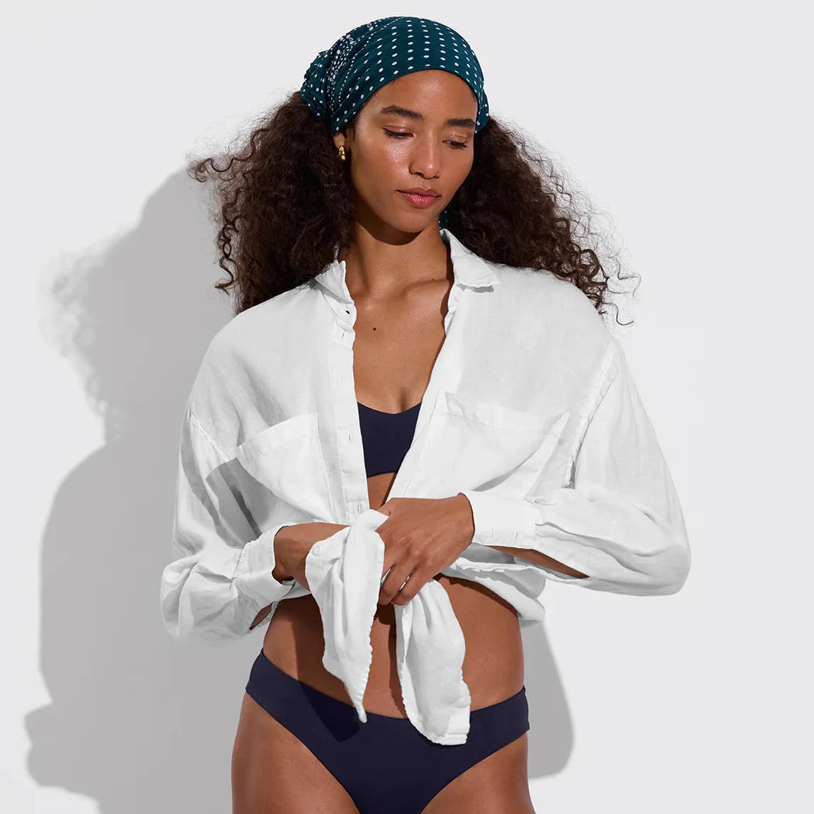 Getaway Button Down - Coconut