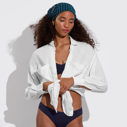 Getaway Button Down - Coconut