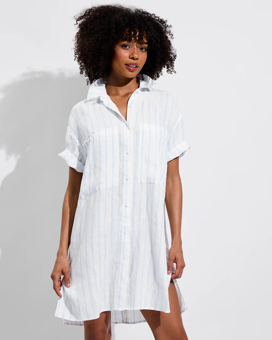 Getaway Mini Dress - Daybreak Stripe