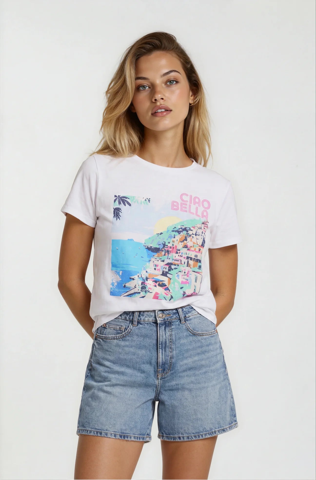 Ciao Bella Tee - White