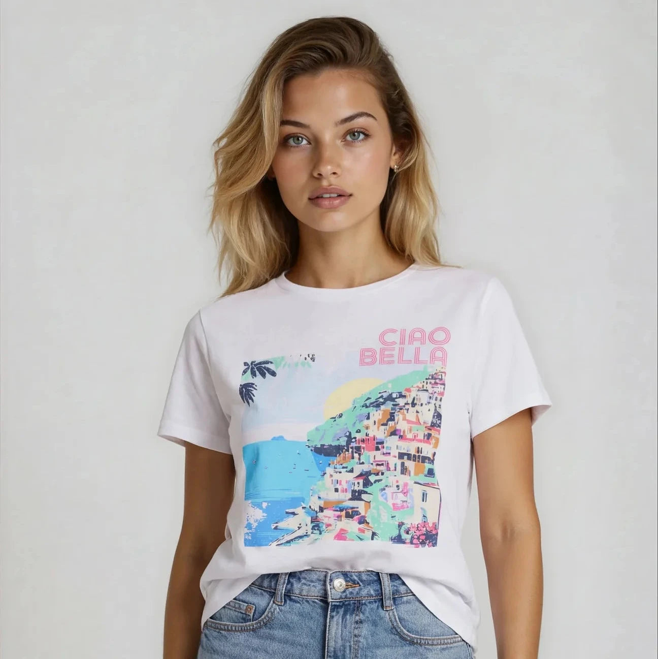 Ciao Bella Tee - White