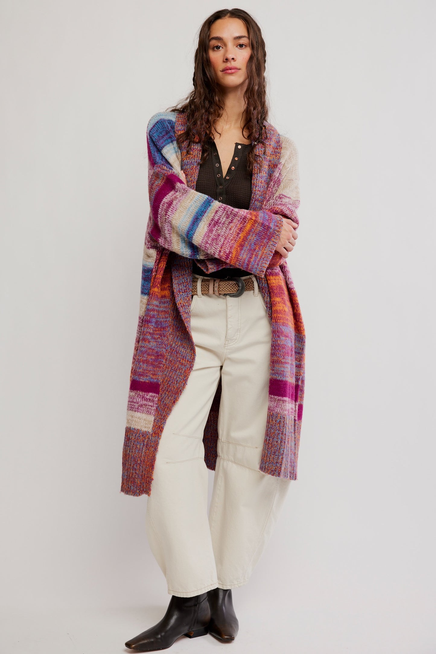 Enid Cardigan - Ocean Sunset