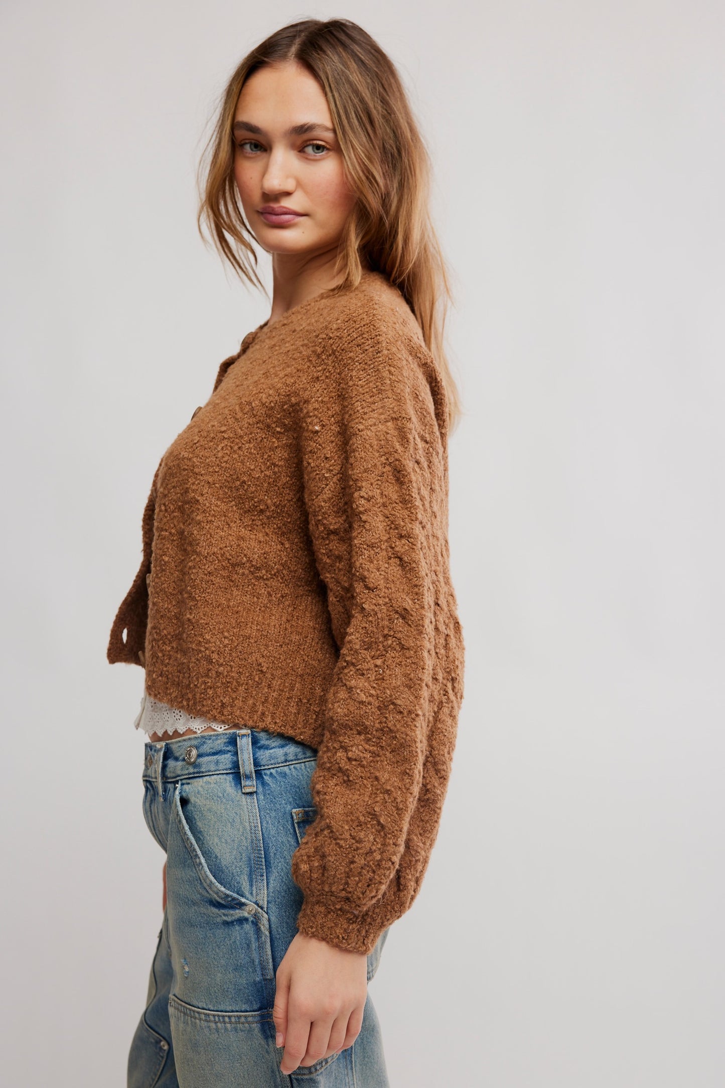 Thistle Cardigan - Macadamia