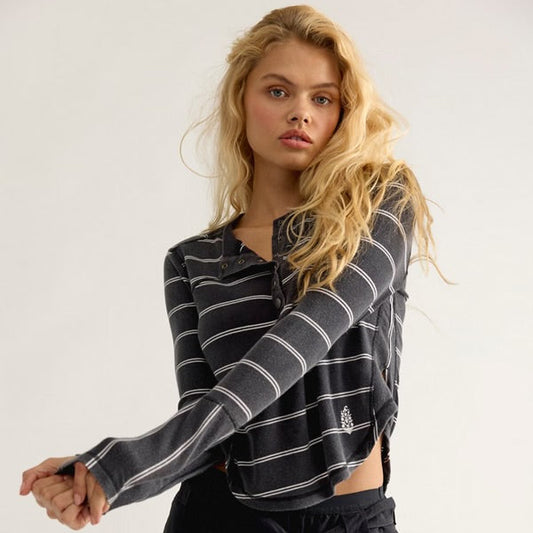 Cool Down Crew Stripe - Black Combo