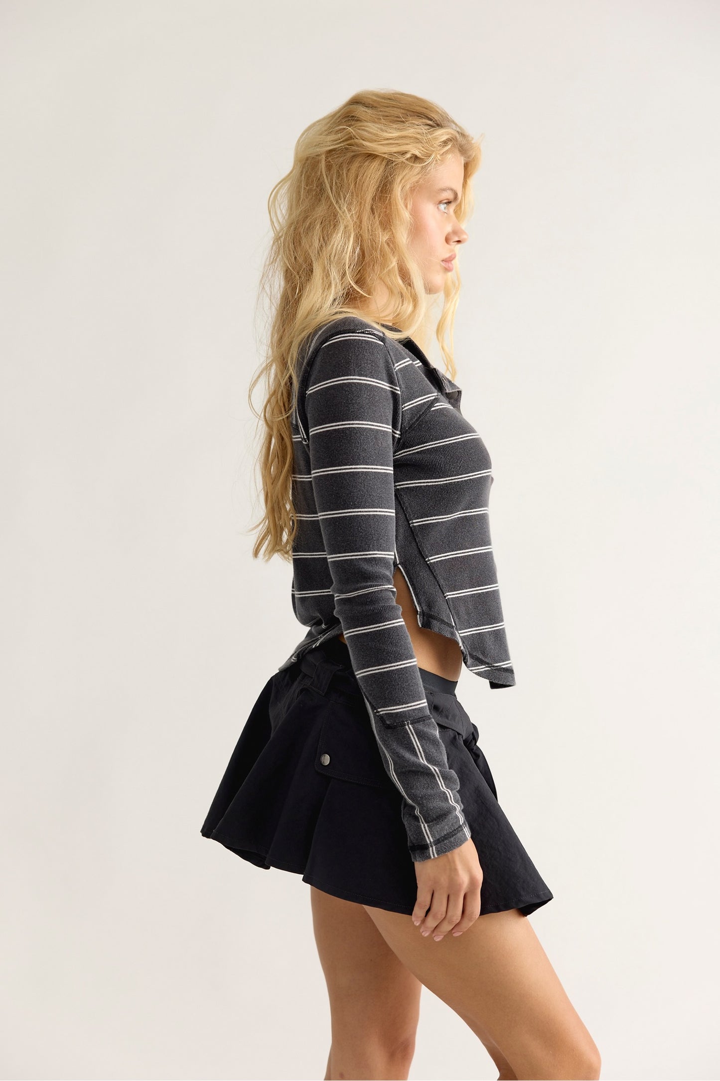 Cool Down Crew Stripe - Black Combo