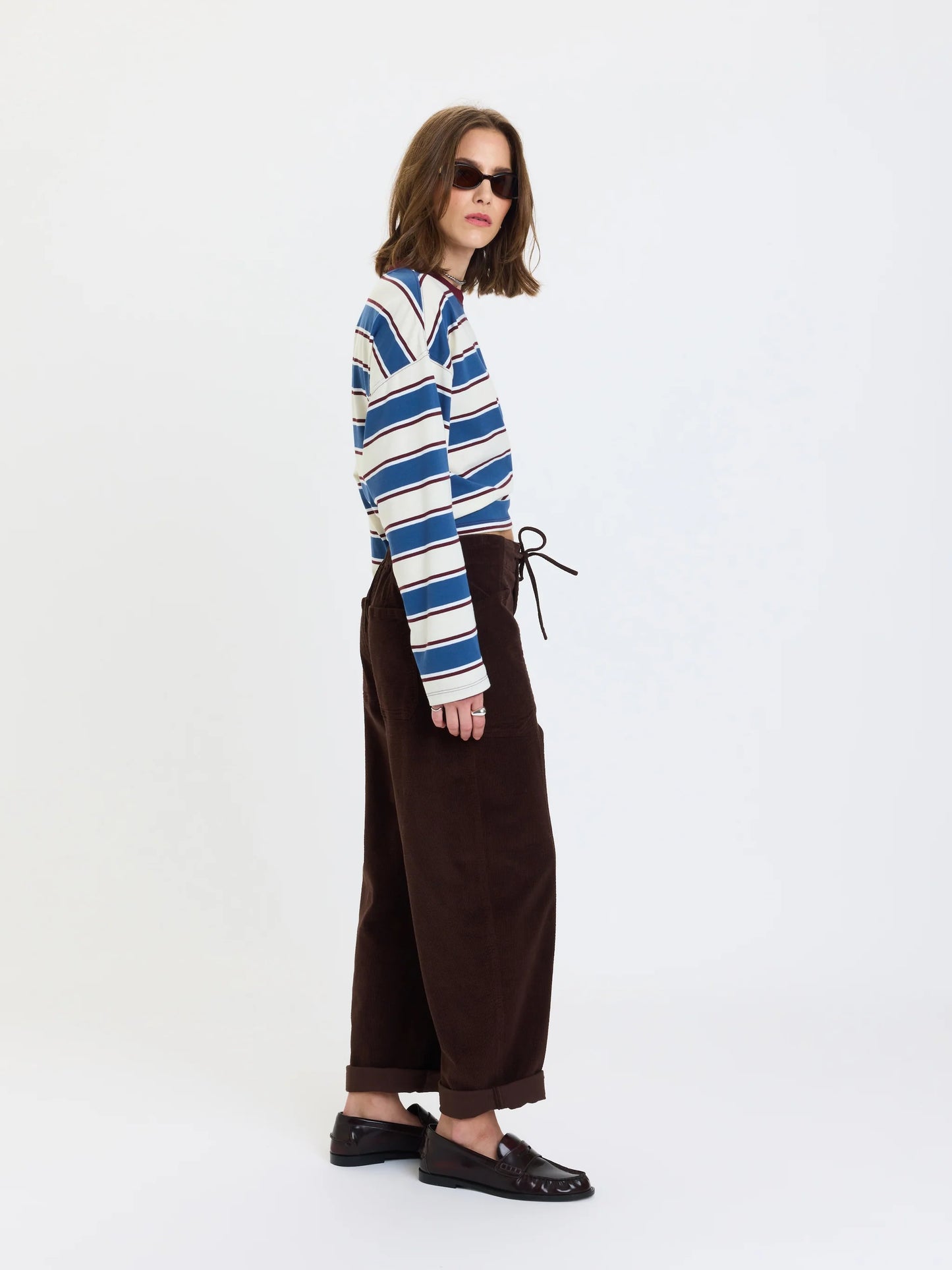 Villa Corduroy Drawstring - Chocolate