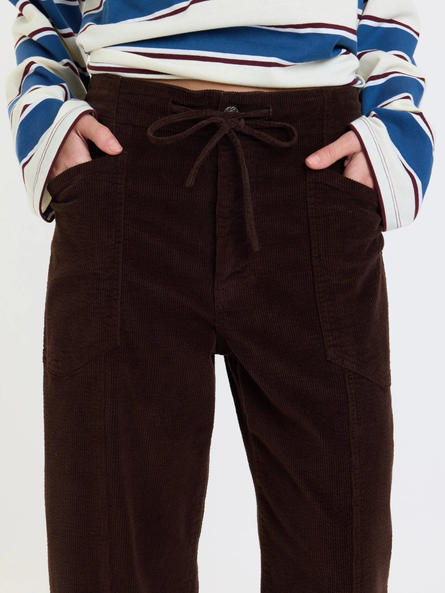 Villa Corduroy Drawstring - Chocolate