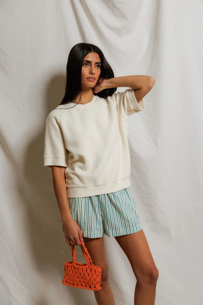 Kennedy Fleece - Bright Ivory