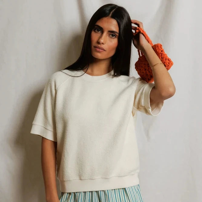 Kennedy Fleece - Bright Ivory