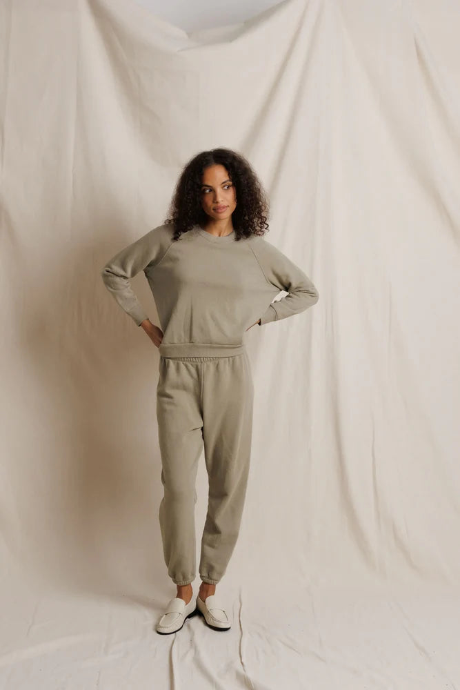 Johnny Sweatpant - Olive Speckled