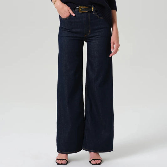 Lyra Long Wide Leg - Soft Rinse