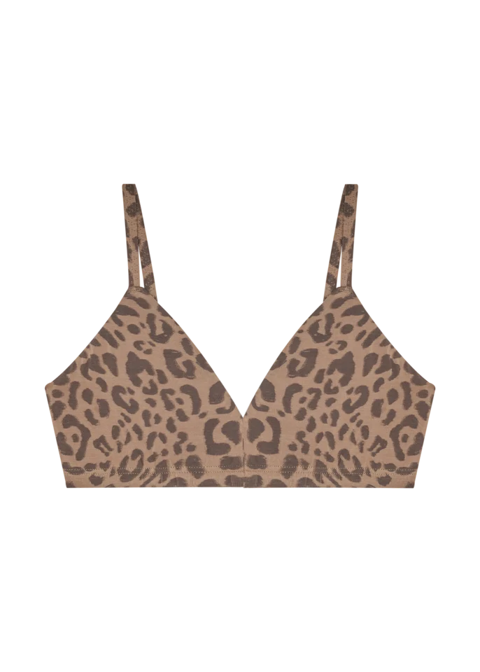 Triangle Bra - Leopard Tan