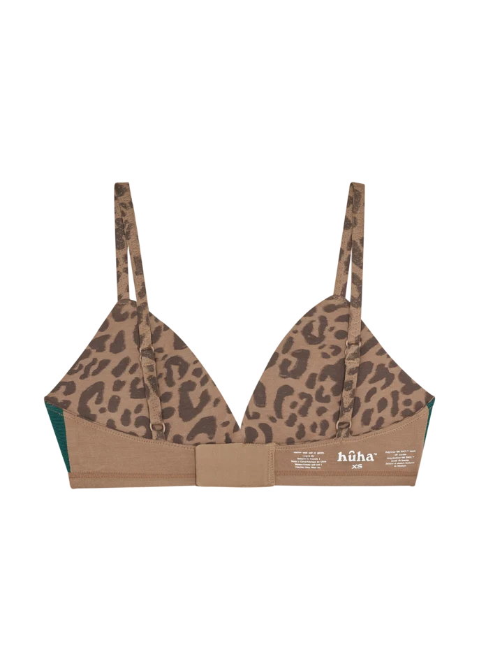 Triangle Bra - Leopard Tan