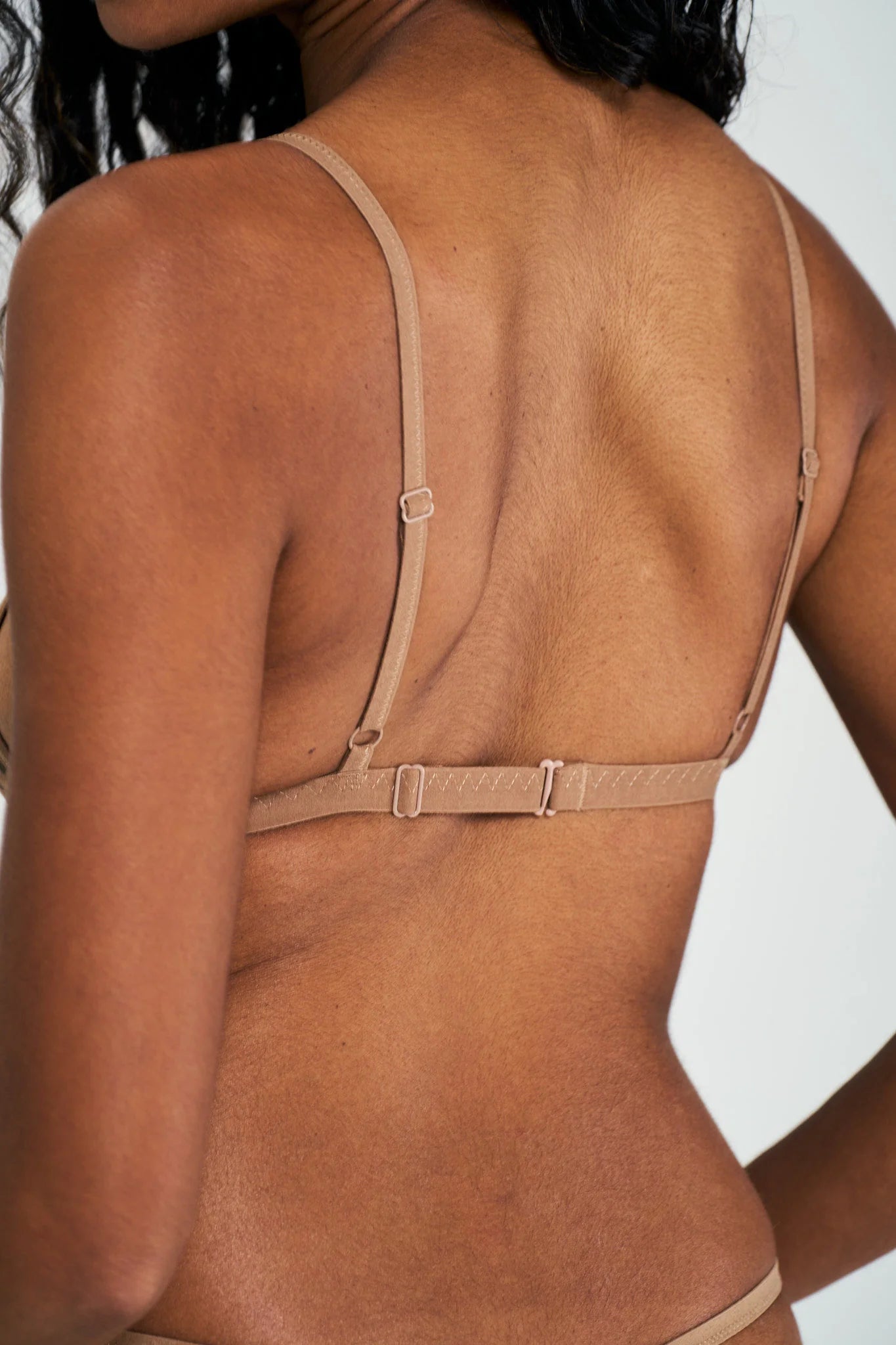 String Bra - Leopard Tan
