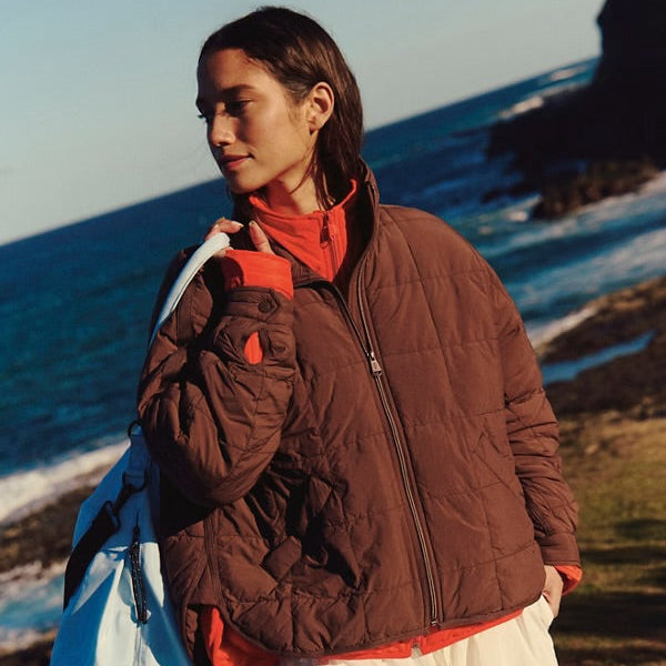 Pippa Packable Puffer Jacket - Cocoa