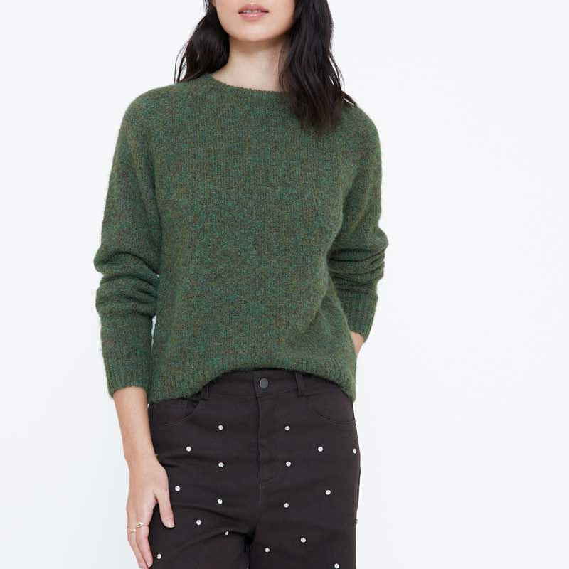 Melange Sweater - Green