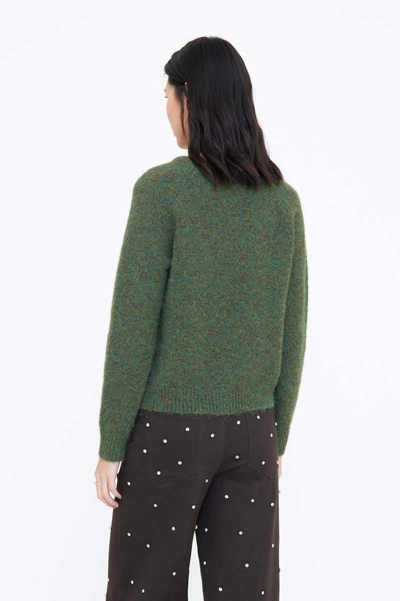 Melange Sweater - Green