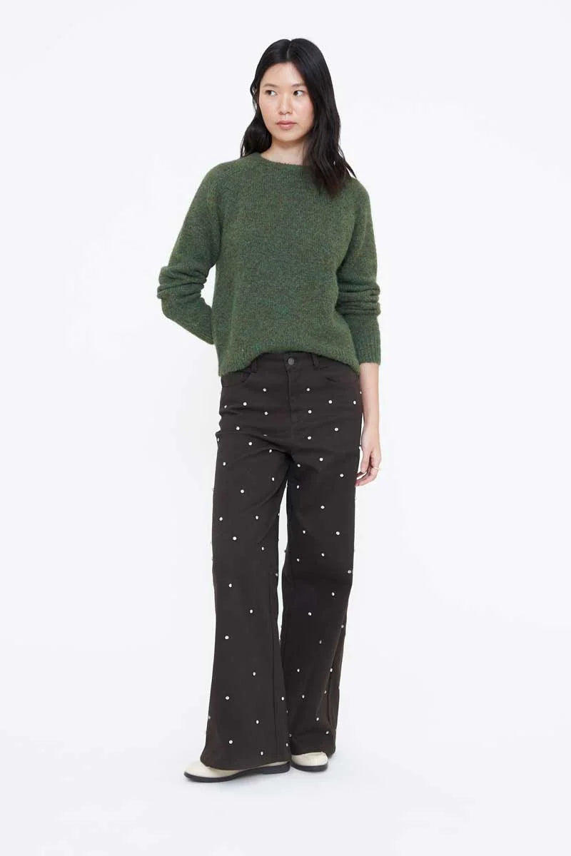 Melange Sweater - Green
