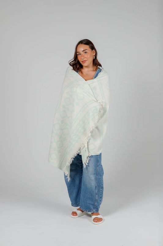 The Beach Turkish Towel - Sage