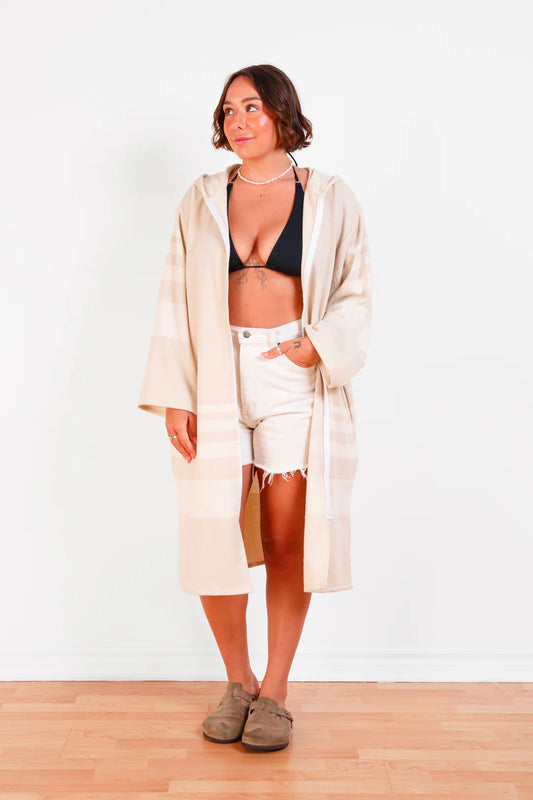 The Gale Terry Poncho - Beige
