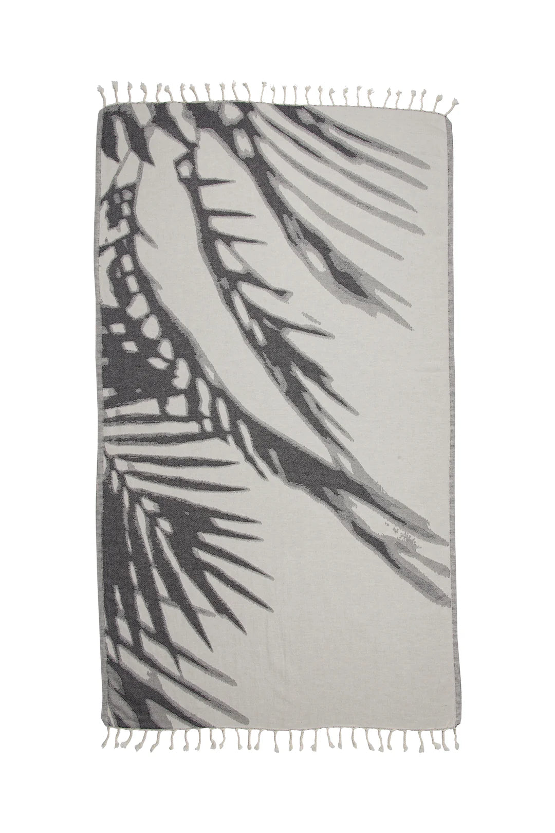 The Somers Palm Towel - Granite