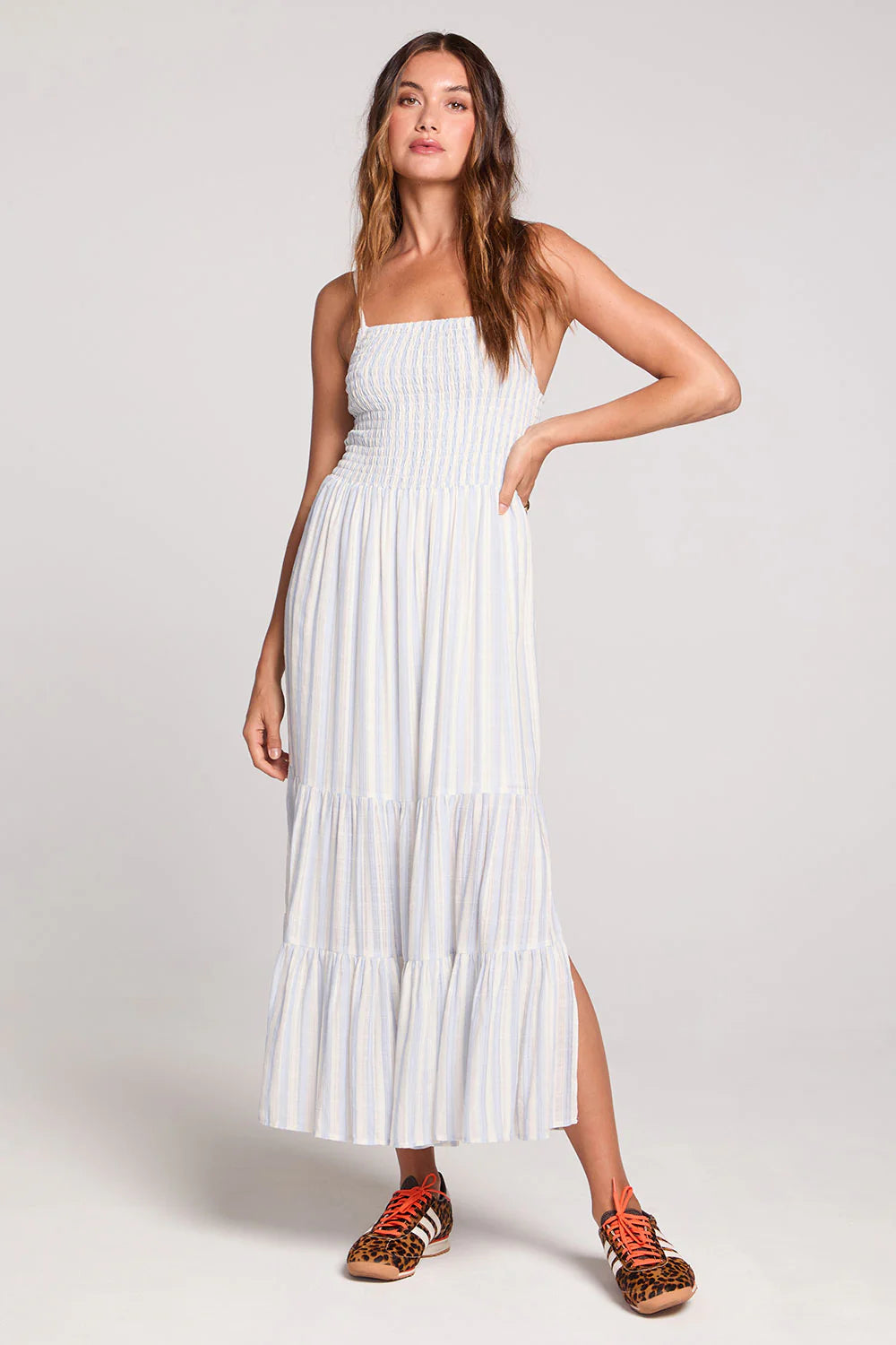 Leon Midi Dress - Cloud Blue